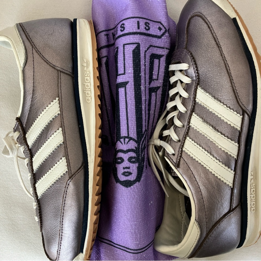 Adidas SL OG Women Metallic Purple Size 9